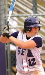 Bethany Brown hit a two-run homer in SFA's 3-2 win over Northwestern State Saturday