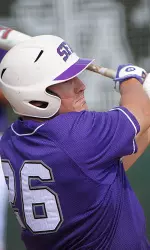 Jarid Scarafiotti went 3-for-5 with two RBI at Texas State on Friday.