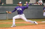 Tyler Herriage struck out a season-high eight hitters in seven shutout innings against Lamar.