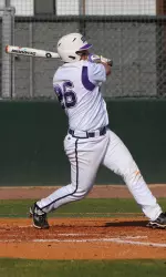 Jarid Scarafiotti went 2-for-4 and drove in the game-winning run on Wednesday vs Lamar in the first round of the SLC Tournament.