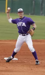 Hunter Dozier was 2-for-3 in Wednesday's loss at Rice.