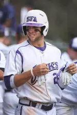 Jackson Hood was 2-for-4 in Sunday's loss to Sam Houston.