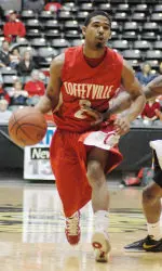 Kevin Broussard is one of five players signed this spring by the Lumberjack basketball program