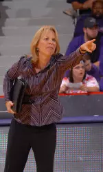 Head coach Debbie Hunphreys will take her SFA Ladyjack volleyball team back to Shelton Gym for the upcoming 2011 season.