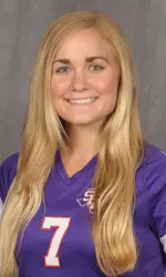 Senior Jordan King was selected the SLC Defensive Player of the Week for the fourth time in her career Tuesday.