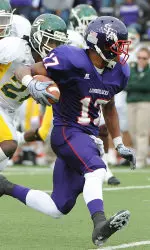 Junior wide receiver Gralyn Crawford and the rest of the Lumberjacks kicked off training camp Friday morning.
