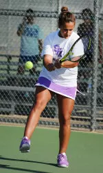 The women went 15-0 in singles play, and 8-1 in doubles.