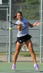 Senior Alina Shazhko helped SFA go undefeated at the SFA Invitational