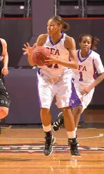 Tierany Henderson and the Ladyjacks will host the Mavericks Saturday at 6 p.m.