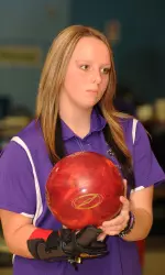 Freshman Chelsea King led SFA on Saturday with an average score of 206.80.