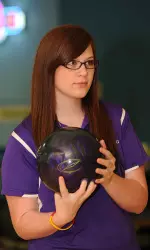 Junior Whitney McCoy leads the Ladyjacks with 1,128 pins after two days of competition.