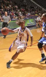 Freshman point guard Brittney Matthew and the Ladyjacks will take on the Bobcats Wednesday at 7 p.m.