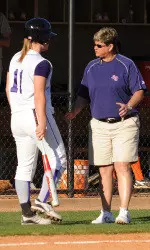 SFA head softball coach Gay McNutt and the Ladyjacks will open the season Feb. 10 against Florida State.