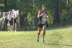 Xavier Rodirugez was the top SFA finisher on Saturday at the Chile Pepper Festival.