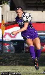 Senior Laura Sadler scored two goals in the Ladyjacks 4-2 victory over Nicholls State.