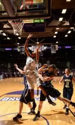 Sophomore center Porsha Roberts scored a career-high 24 points but it came in a 72-68 loss to Wiley.