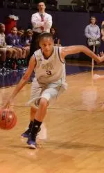 Junior transfer KK Jarrell is one of the five newcomers on this year's Ladyjacks squad.
