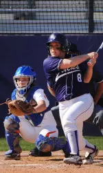 SFA third baseman Cadie Weaver went 2-for-2 Sunday.