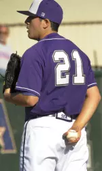 Fabian Arcizo tossed 2.1 scoreless innings of relief Friday at Texas State.