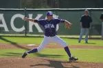 Colton Eubanks tossed 7.0 shutout innings of SFA's 9-0 win over South Alabama.