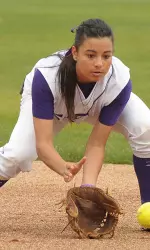 Jessica Arana and the Ladyjacks fell 14-3 to No. 12 Louisiana-Lafayette on Sunday.