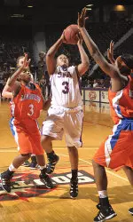 Senior Tammara Marion and the Ladyjacks will play Lamar Tuesday