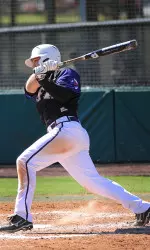 Bryce Cummings had a hit in each game vs McNeese State on Saturday.
