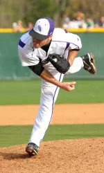 Cory Ochs threw two innings of scoreless relief on Sunday vs UT Arlington.