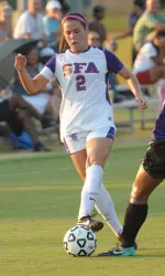 Senior forward Laura Sadler was second on the team with eight goals in 2011.