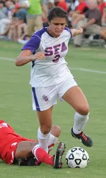 Sophomore defender Megan Dunnigan and the Ladyjacks will continue their road trip this Friday in Fort Worth against Texas Tech at 5 p.m.