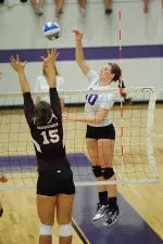 Jill Ivy led SFA with 11 kills vs Western Illinois.