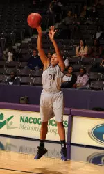 Tierany Henderson scored a team-high 15 points in SFA's 74-66 win over Nicholls Saturday.