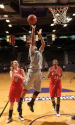 Antionette Carter and the Ladyjacks travel to Northwestern State for a 1 p.m. tipoff on Saturday.