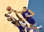 Taylor Smith had 21 points, 18 rebounds and six blocks vs McNeese State on Wednesdsay.