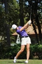 Senior Aliece Anderson fired a team-low 73 Tuesday morning.