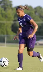 Junior forward Chelsea Raymond tied the SFA all-time goals record in win over Nicholls State Sunday afternoon.
