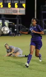 Junior forward Zuri Price scored her sixth goal of the season in 2-1 win over UCA Sunday.