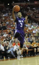 Senior Deshaunt Walker and SFA head to Marshall for a 6:00 p.m. game Thursday. (Brendan Maloney-USA TODAY Sports)