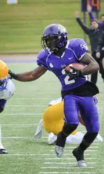 Senior wide receiver Mike Brooks caught nine passes for 100 yards and a touchdown in SFA's 40-27 loss to Northwestern State Saturday.