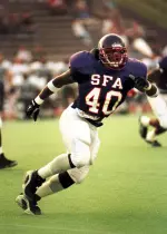 1994 SLC Freshman of the Year and 1996 All-American Jeremiah Trotter.