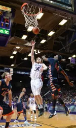 Junior Jacob Parker scored a career-high 19 points in 90-64 win over UT-Tyler Friday night.