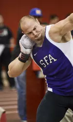Jon Arthur earned all-SLC honors Friday at the conference indoor championships.