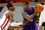 Antonio Bostic went for 21 points in SFA's 68-60 win at Long Beach State on Friday.