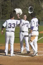 Jordon Lenaburg hit his first two homers as a Lumberjack on Wednesday vs Louisiana Tech.