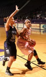 Antionette Carter and the Ladyjacks host ORU Saturday at 3:30 p.m.