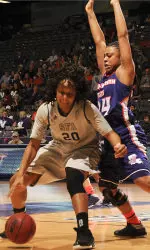 Antionette Carter and the Ladyjacks defeated NSU 48-44 on Saturday.