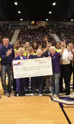 The Purple Pride Fast Break Booster Club raised over $13,000 dollars with the funds going to help pay for the Ladyjacks' summer school classes and fifth-year student scholarships.