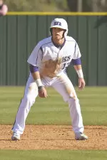 Freddy Villalobos had a pair of hits in Saturday's loss to Sam Houston State.