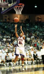 Katrina Price was named the 90's Co-Southland Conference Player of the Decade.