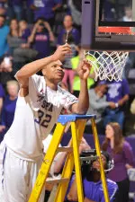 Taylor Smith had 17 points and 12 rebounds in SFA's title-clinching victory over TAMUCC on Saturday